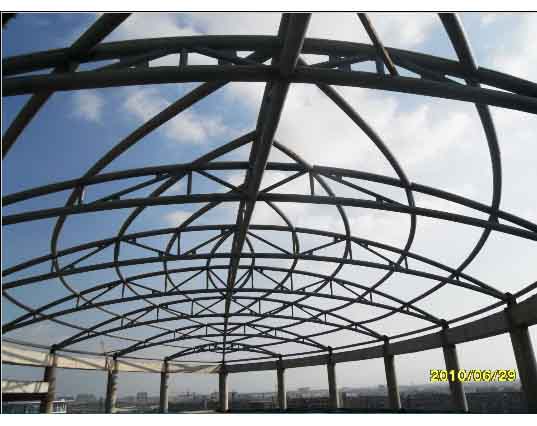 抚顺中煤朔州宾馆管桁架工程