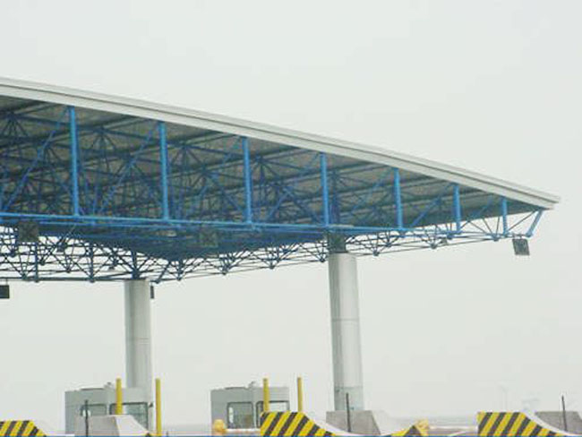 抚顺收费站网架工程