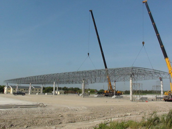 抚顺收费站网架工程